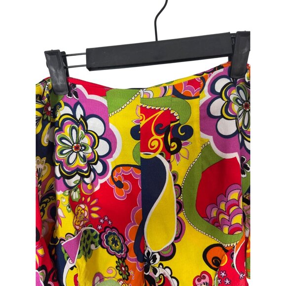 ZARA Colorful Small Floral Patterned Shorts - Picture 9 of 12